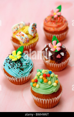 Assorted cupcakes Recette disponible Banque D'Images