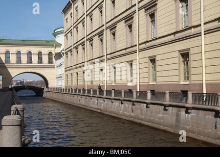 Canal d’hiver Banque D'Images