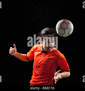 Joueur de foot Banque D'Images