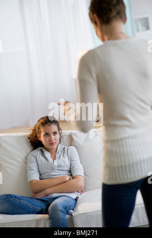 La discipline mère fille Banque D'Images