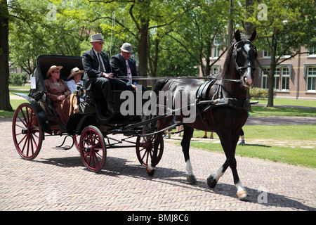 Transport de chevaux c Banque D'Images