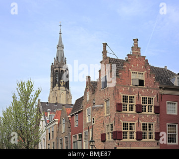 Tour de Nieuwe Kerk (nouvelle église), Delft, Pays-Bas Banque D'Images