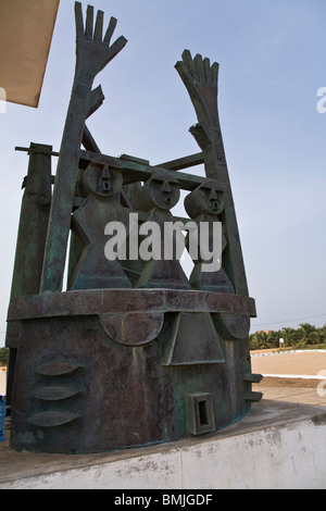 Porte de non-retour, un monument situé sur la côte des esclaves à Ouidah, Bénin Banque D'Images