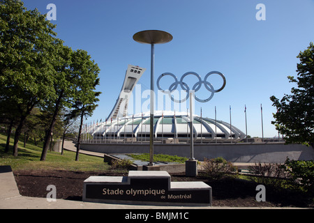 Stade olympique de Montréal Banque D'Images