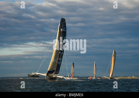 À l'ocean trimarans Banque D'Images