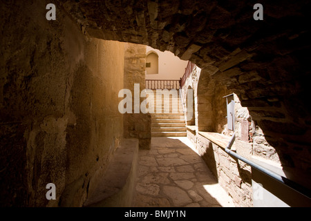 Couloir au Monastère de Sainte Catherine au Mont Sinaï, Egypte Banque D'Images