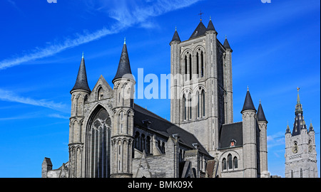 Saint Nicholas' Church, Gand, Belgique Banque D'Images