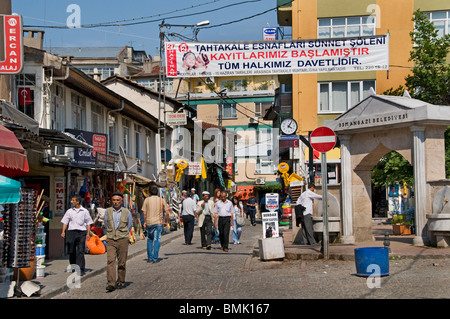 Bursa Kapali Baz l'ICCRA Bazar Marché de l'Anatolie en Turquie Banque D'Images