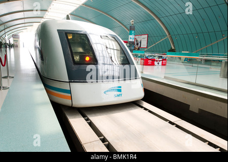 Train Maglev, Shanghai, Chine Banque D'Images