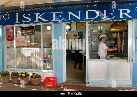 Iskender Bursa Iskender Kebab Restaurant d'accueil d'origine de l'Anatolie en Turquie Banque D'Images