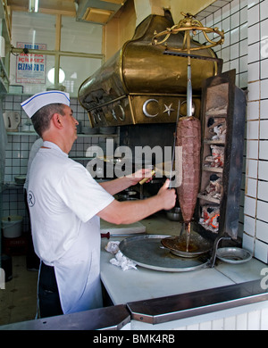 Iskender Bursa Iskender Kebab Restaurant d'accueil d'origine de l'Anatolie en Turquie Banque D'Images