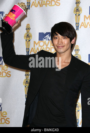 RAIN 2010 MTV Movie AWARDS PRESSE UNIVERSAL CITY LOS ANGELES CA 06 Juin 2010 Banque D'Images