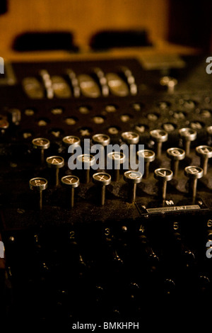 Enigma machine code allemand WWII Banque D'Images