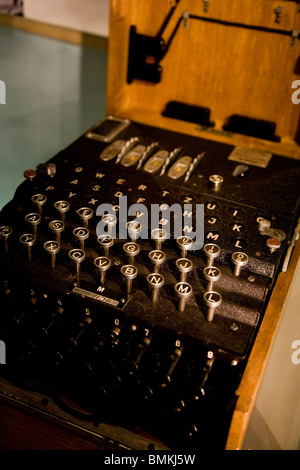 Enigma machine code allemand WWII Banque D'Images