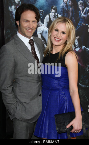 STEPHEN MOYER ANNA PAQUIN TRUE BLOOD SAISON 3 PREMIERE LOS ANGELES HOLLYWOOD LOS ANGELES CA 08 Juin 2010 Banque D'Images