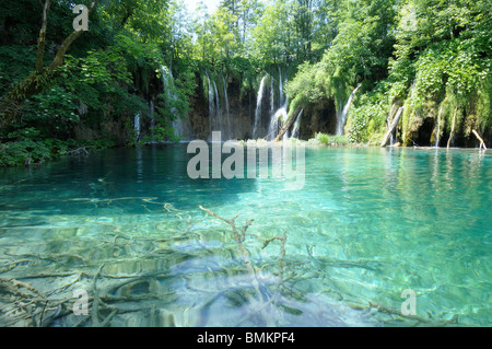 Le parc national des Lacs de Plitvice en Croatie Banque D'Images