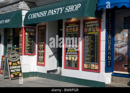 Cornish pasty shop à St Ives, Cornwall, UK Banque D'Images