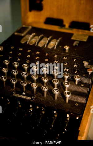 Enigma machine code allemand WWII Banque D'Images