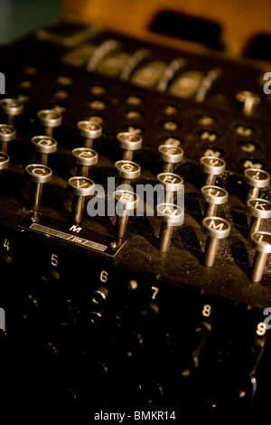 Enigma machine code allemand WWII Banque D'Images