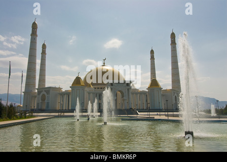 Türkmenbaşy Ruhi Mosquée, le Turkménistan Banque D'Images