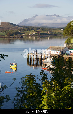 Île de Skye, portree Ecosse Banque D'Images