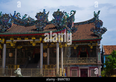 Clanhouse Khoo Kongsi temple et à Penang, Malaisie. Banque D'Images