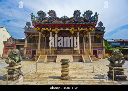 Clanhouse Khoo Kongsi temple et à Penang, Malaisie. Banque D'Images