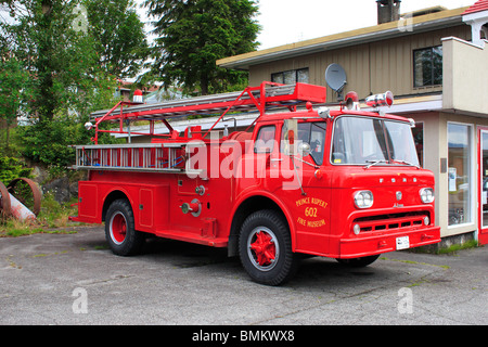 Fire Brigade van ; Prince Rupert ; Colombie-Britannique ; Canada Banque D'Images