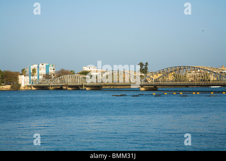 Le Sénégal, Saint-Louis. Pont Faidherbe Banque D'Images