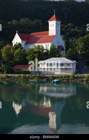 Les Seychelles, l'île de Mahé, Cascade, Église Saint-andrew Banque D'Images