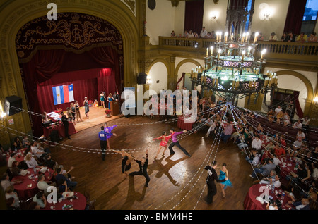 Concours de Tango à Buenos Aires, Argentine Banque D'Images