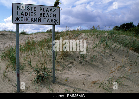 L'Estonie,Parnu Parnu,bay,plage,coût de la Baltique Banque D'Images
