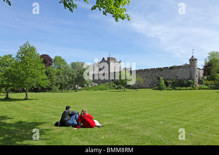 Le Château de Cahir, co Tipperary, République d'Irlande Banque D'Images