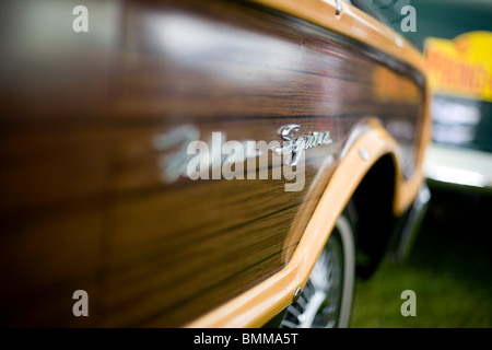 Détail d'une ancienne Station Wagon Banque D'Images