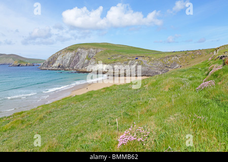 Slea Head avec Coumeenoule Beach, péninsule de Dingle, comté de Kerry, Irlande Banque D'Images