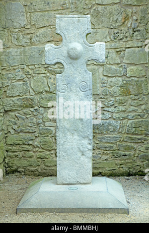 High Cross, Kilfenora, Burren, comté de Clare, Irlande Banque D'Images