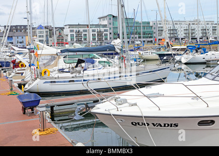 Port de la ville de Galway, en République d'Irlande Banque D'Images