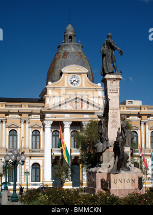 Le Palacio Legislativo dans la place Murillo à La Paz en Bolivie Banque D'Images