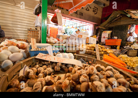 Articles sur l'alimentation de l'affichage à Hong Kong Banque D'Images