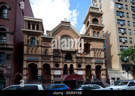 Park East Synagogue, de l'Upper East Side de Manhattan, New York City. Banque D'Images