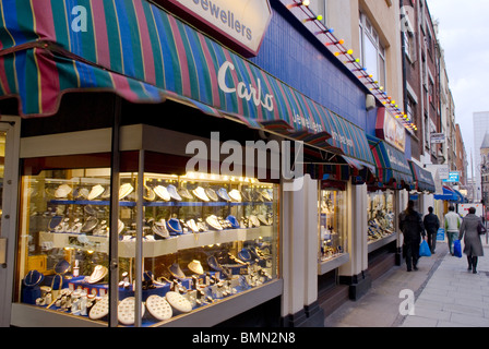 Londres, Hatton Garden District de bijoux Banque D'Images