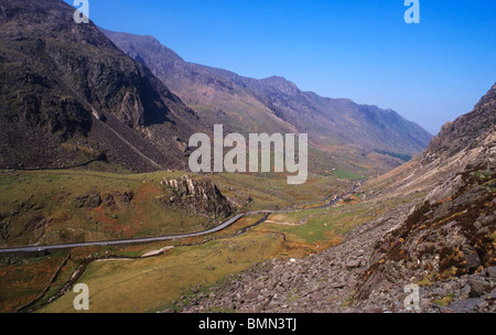 Pays de Galles, Snowdonia, Llanberis Pass Banque D'Images