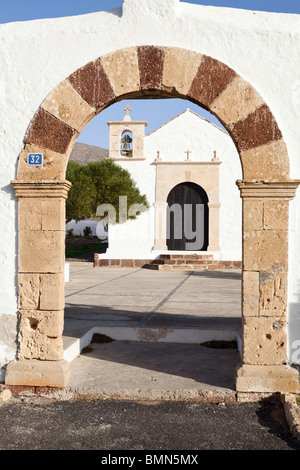 La Ermita de San Agustín à Tefia sur l'île canarienne de Fuerteventura Banque D'Images