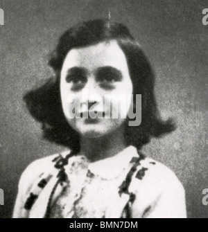 ANNE FRANK (1929-1945), victime de l'holocauste juif dont le journal est l'un des livres les plus lus Banque D'Images
