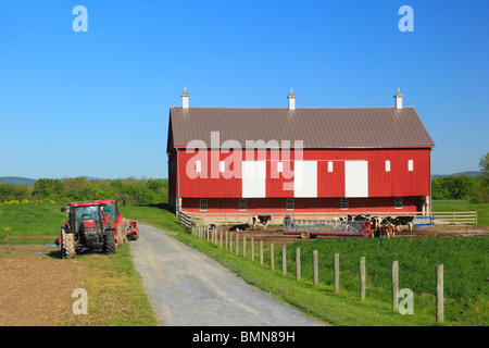 Le Thomas Ferme, Champ de bataille National Battlefield Park, Frederick, Maryland, USA Banque D'Images