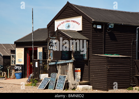 Seul Bay Fish Company restaurant près du quai de Suffolk Southwold Banque D'Images