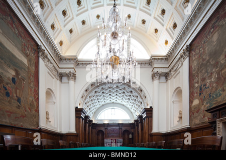 La Chambre des Lords irlandaise, autrefois dans la chambre du parlement irlandais, aujourd'hui Banque d'Irlande, Dublin Banque D'Images