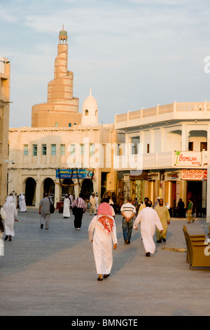 Qatar, Doha, le Souk Waqif Banque D'Images