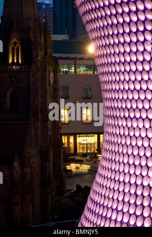 Crépuscule Selfridges Birmingham Banque D'Images