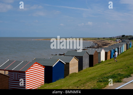 L'Europe, Royaume-Uni, Angleterre, Kent, Whitstable, plage de Tankerton Banque D'Images